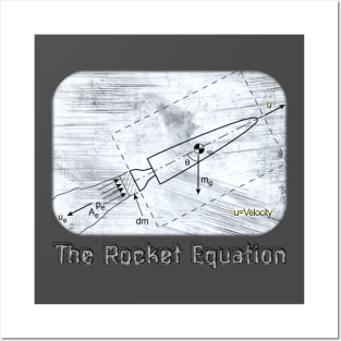 The Rocket Equation from Real Physics Posters and Art